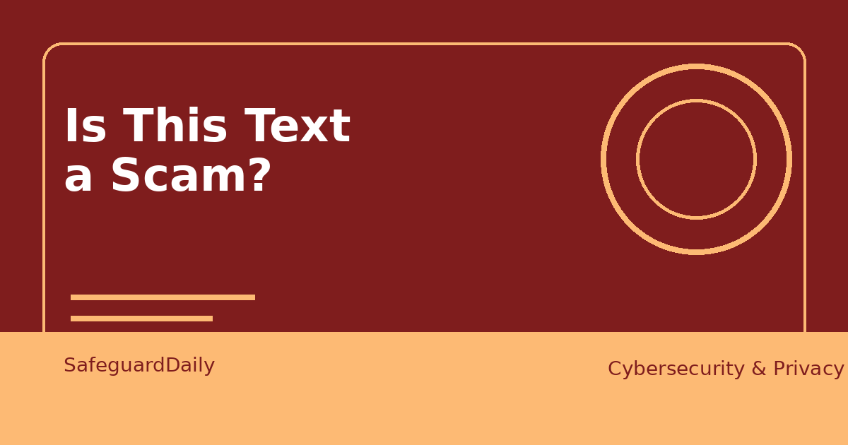 How To Tell If A Text Message Is A Scam